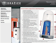 Tablet Screenshot of drazice.pl